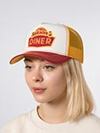 Бейсболка STETSON арт. 7741160 TRUCKER CAP STETON‘S DINER (кремовый / красный)